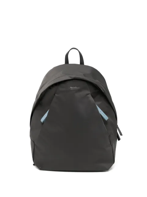 agnès b.  logo-plaque backpack