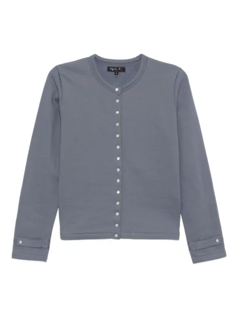 agnès b.  snap cotton cardigan