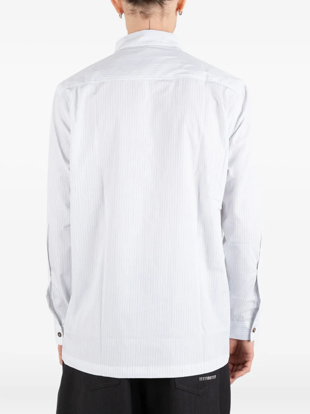 Société Anonyme Deadline Striped Shirt In Blue