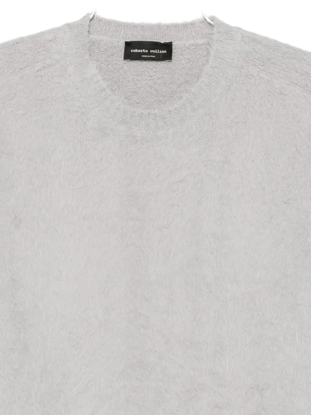 Roberto Collina Crew-neck Sweater In Gray