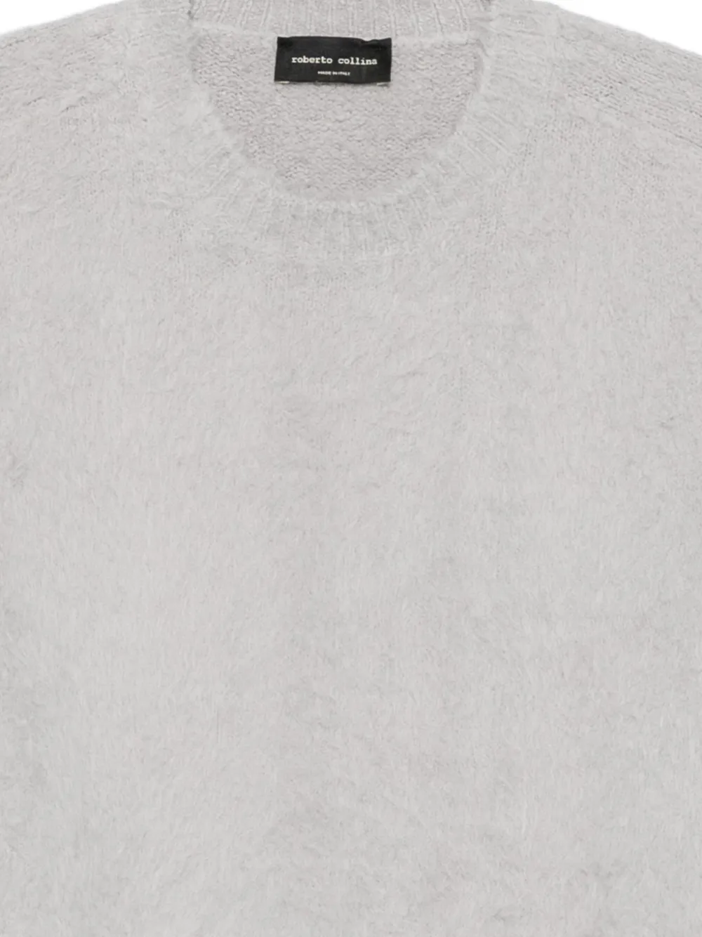 Roberto Collina Trui met ronde hals Grijs