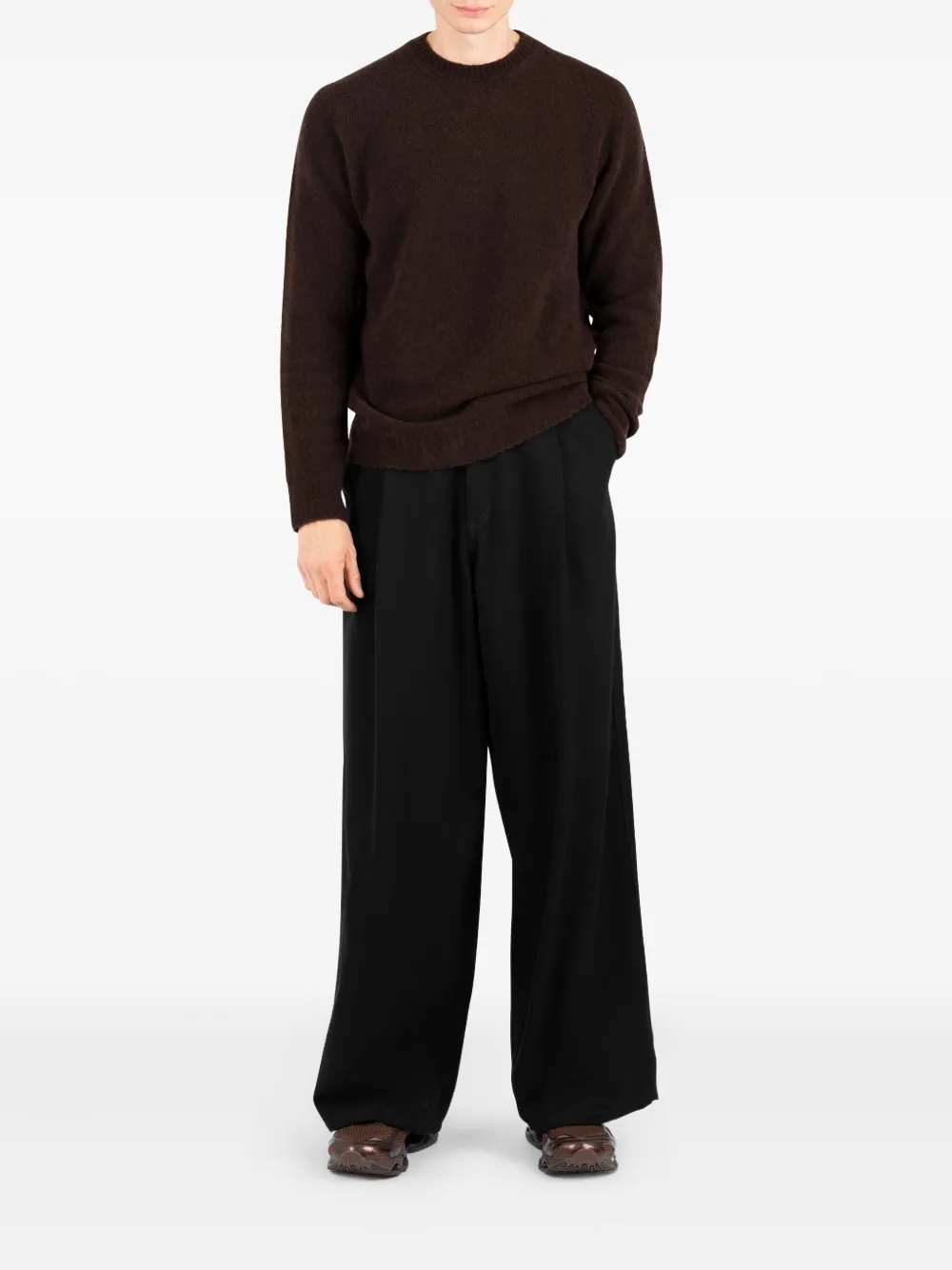 Société Anonyme St Andrew pleated trousers - Zwart