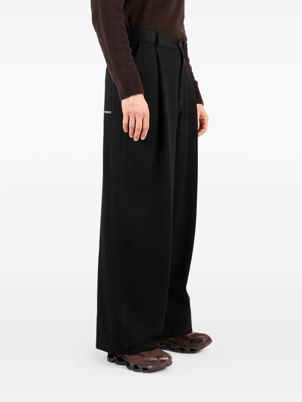 Société Anonyme St Andrew geplooide broek Zwart