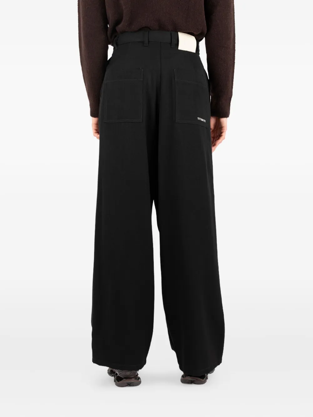 Société Anonyme St Andrew geplooide broek Zwart