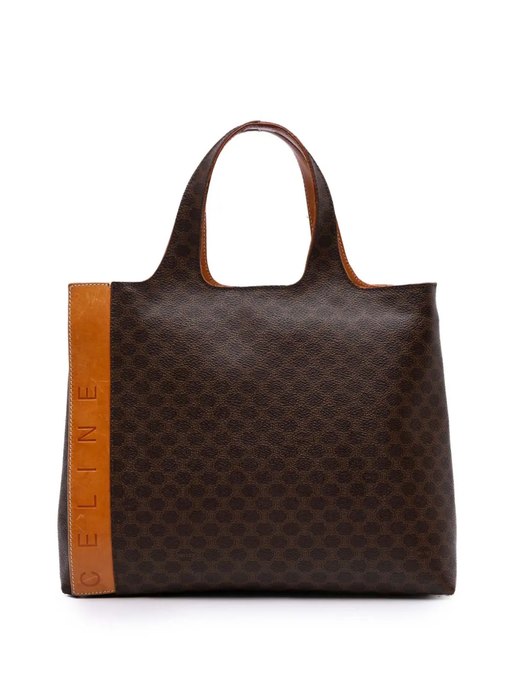 Céline Pre-Owned 2000 Macadam Coated Canvas tote bag - ブラウン Céline Pre-Owned 2000 Macadam Coated Canvas tote bag - ブラウン