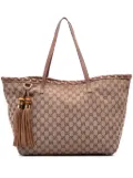 Gucci Pre-Owned 2016-2025 GG Canvas Bamboo Tassel tote bag - Brown