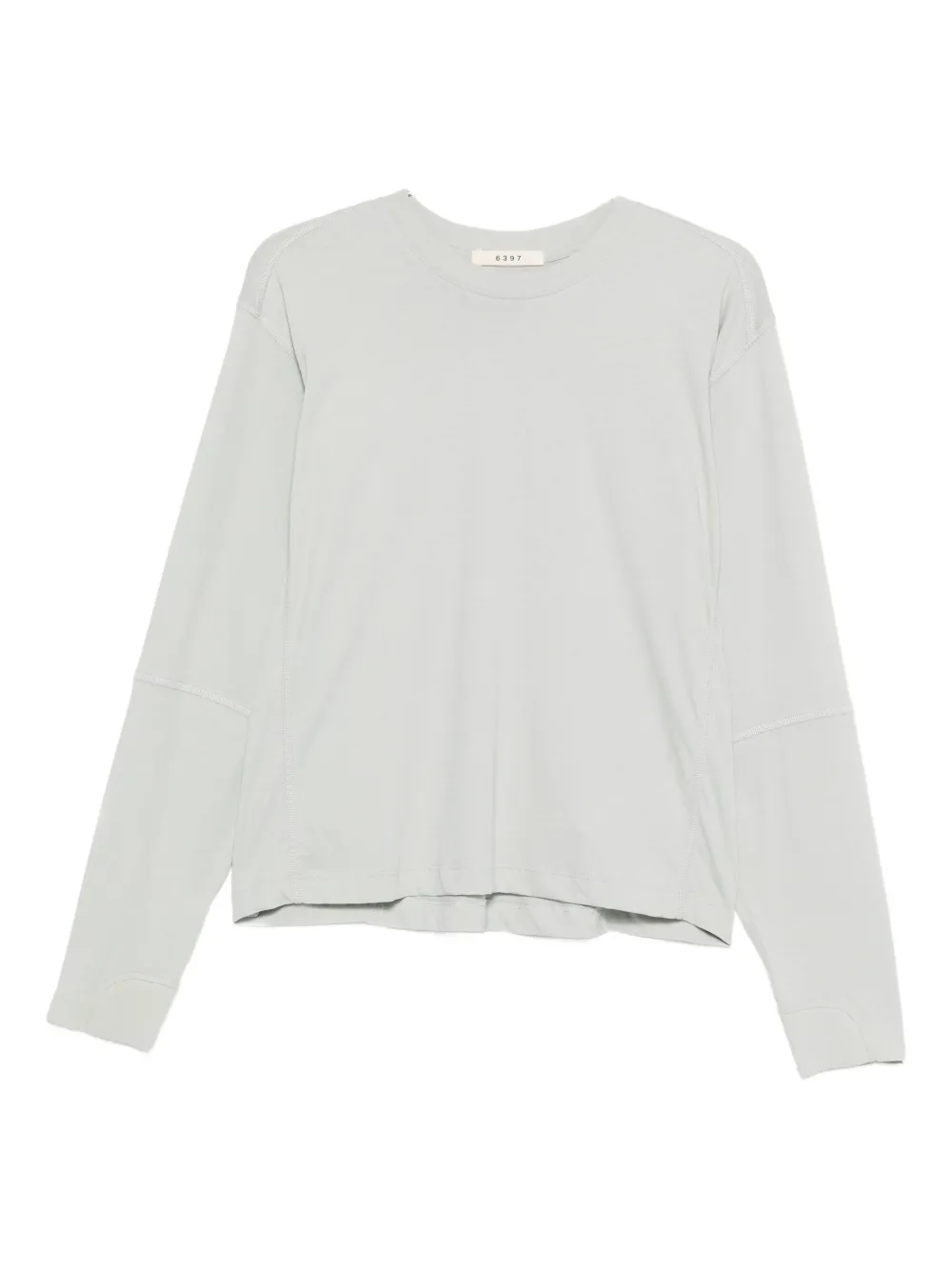 6397 long-sleeve cotton t-shirt - Blu