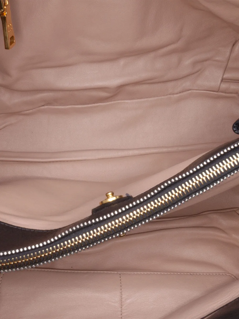 Pre-owned Prada 2010-2025 Cervo Zip Tote Bag In Black