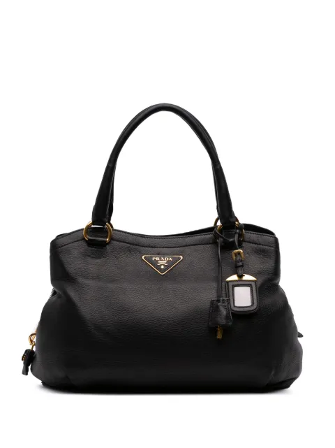Prada Pre-Owned Borsa tote Cervo con zip 2010-2025