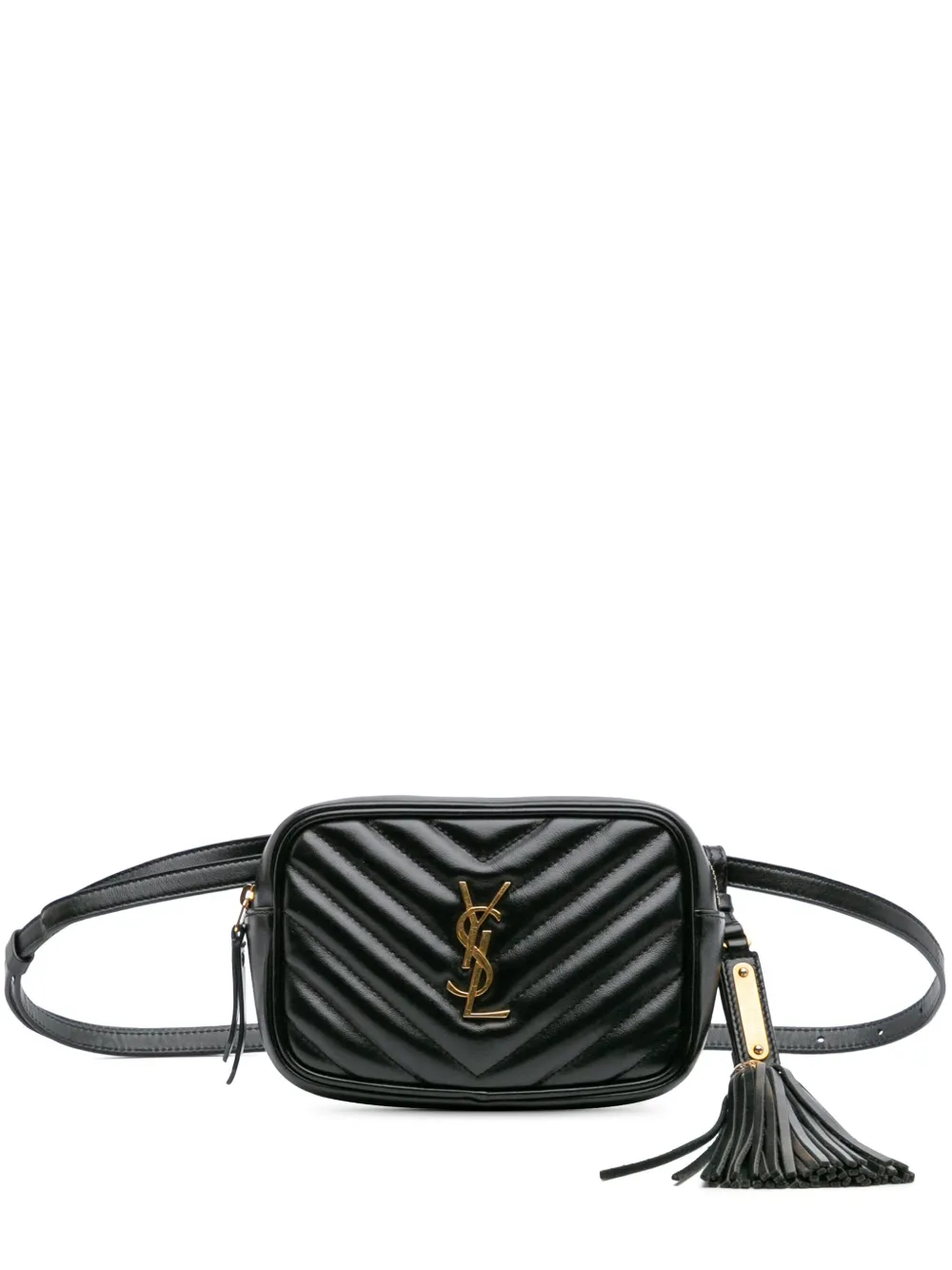 Saint Laurent Pre-Owned 2018 Quilted Calfskin Tassel Lou belt bag - Saint Laurent Pre-Owned 2018 Quilted Calfskin Tassel Lou belt bag -