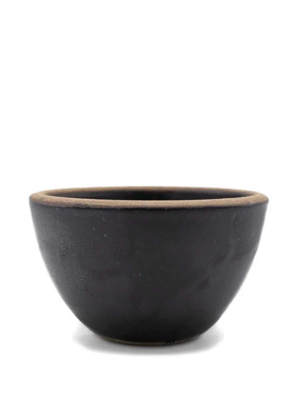 Incausa Stoneware Smudge large bowl (11 cm) | Black | Image 1