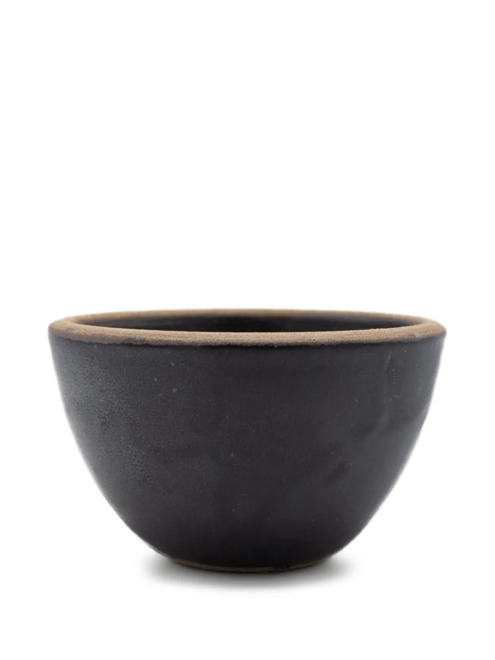 Incausa Stoneware Smudge large bowl (11 cm) | Black | Image 1