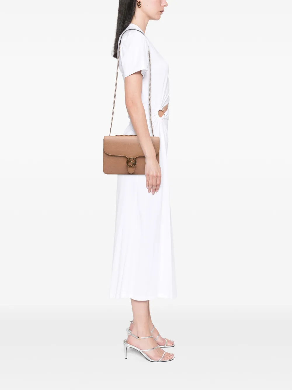 Gucci Pre-Owned 2016-2025 Medium Dollar Calfskin Interlocking G crossbody bag | Pre-Owned | Image 2