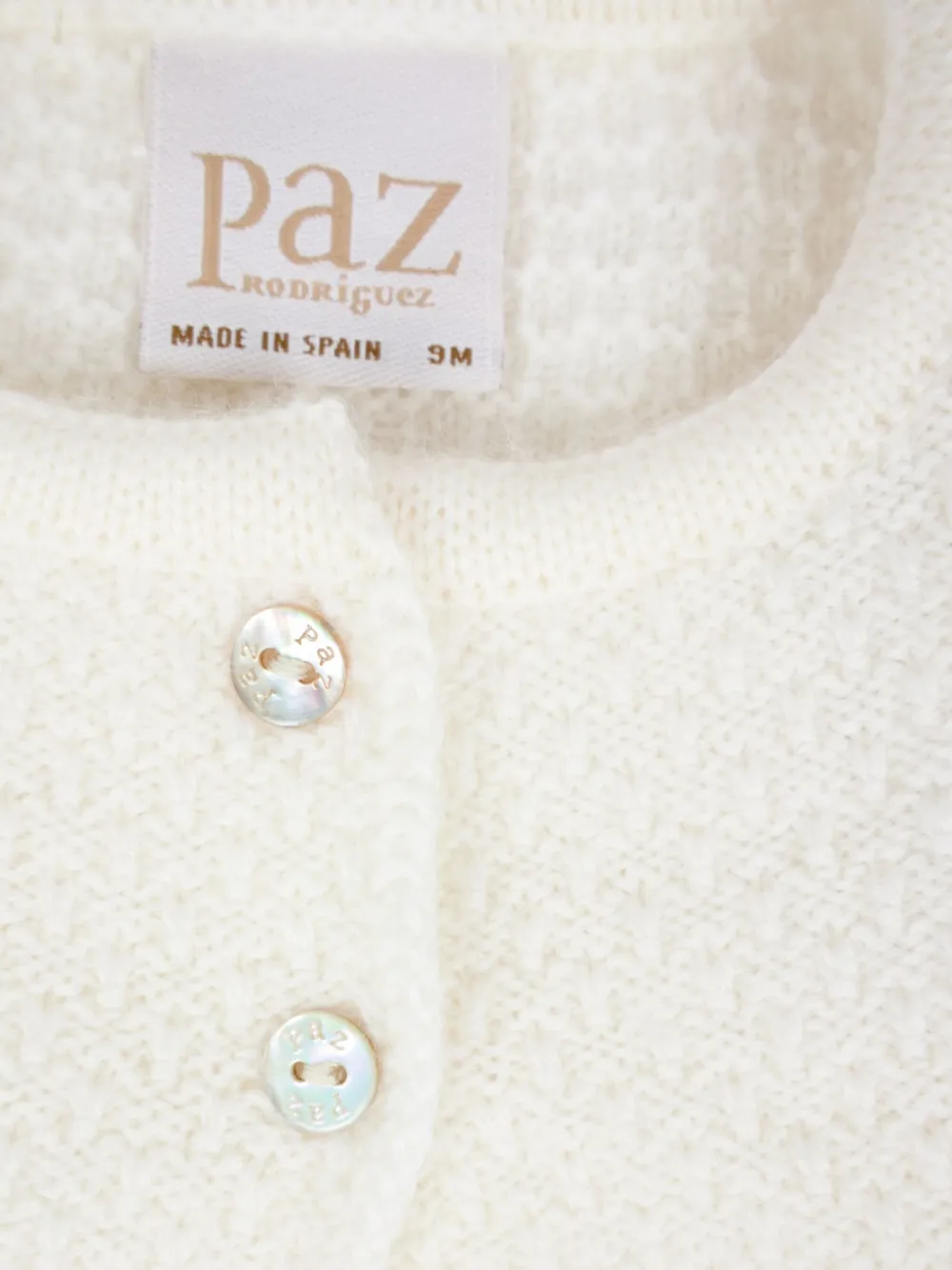 Paz Rodriguez Scalloped-edges Wool Cardigan In Multi