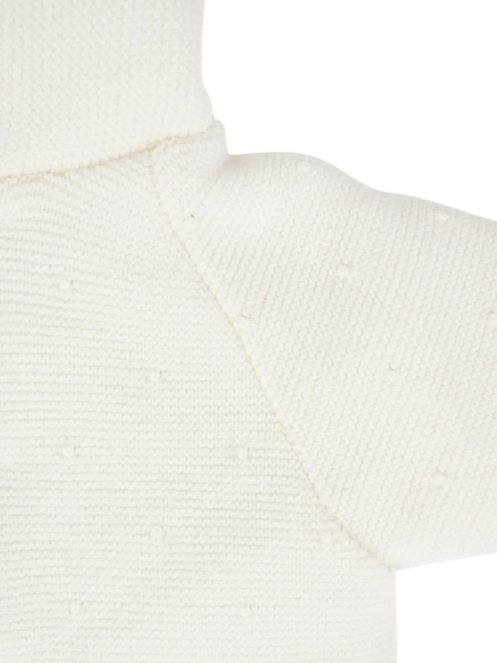 Paz Rodriguez Hooded Wool Jacket In White