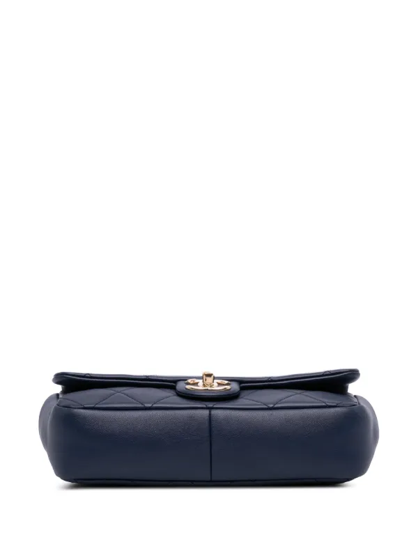 CHANEL Pre-Owned 2019 Small Lambskin Elegant Chain Single Flap