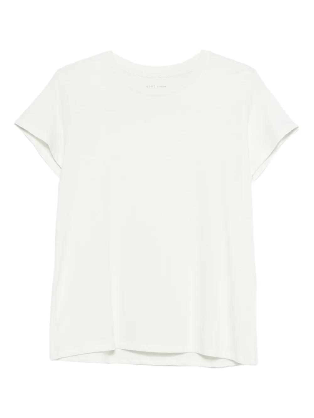 6397 short-sleeve cotton top | White | Image 1