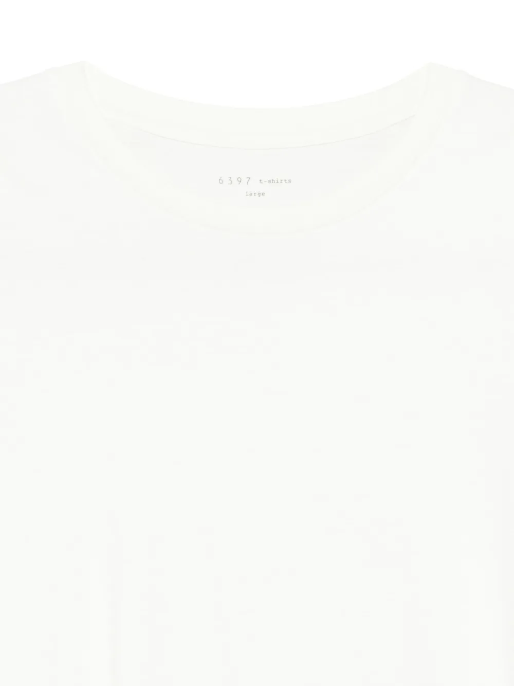  6397 Short-sleeve Cotton Top - White 