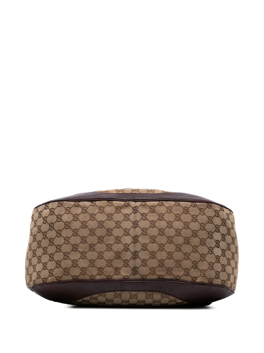 Pre-owned Gucci 2016-2025 Gg Canvas Charlotte Tote Bag In Brown