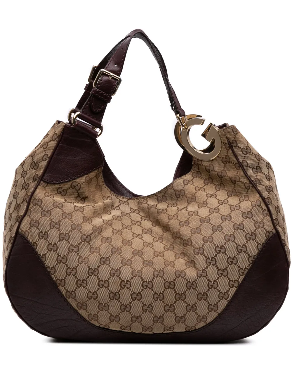 Gucci Pre-Owned 2016-2025 GG Canvas Charlotte tote bag - ブラウン Gucci Pre-Owned 2016-2025 GG Canvas Charlotte tote bag - ブラウン