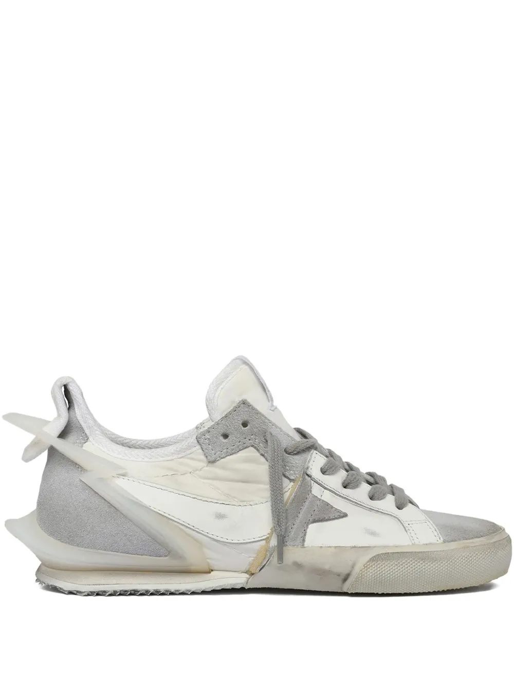Paul Easterlin Star-lightning Sneakers In White