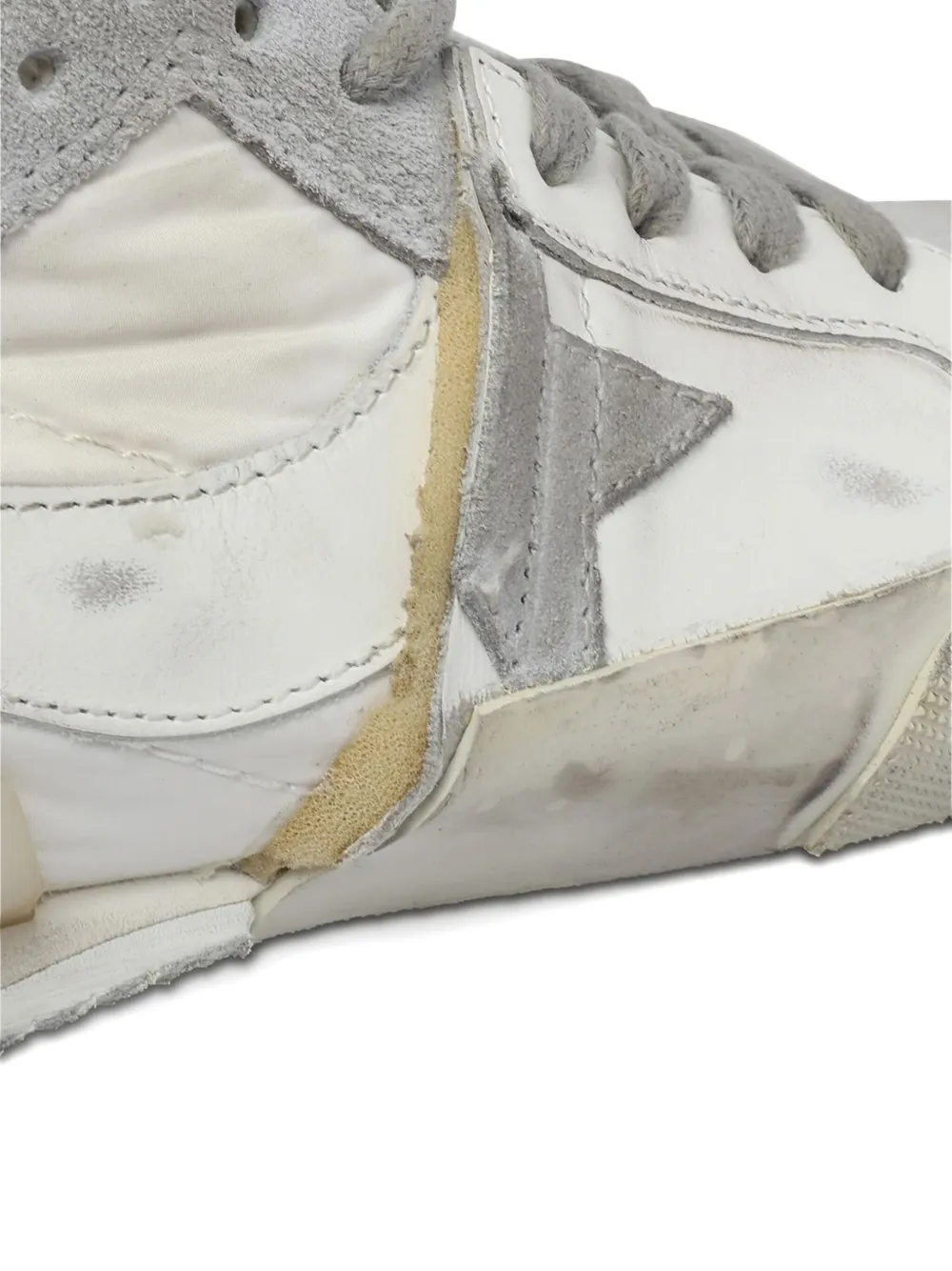 Paul Easterlin Star-lightning Sneakers In White
