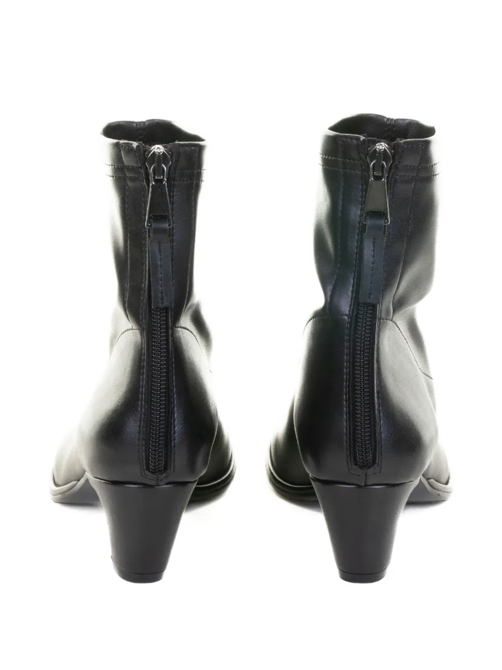 Elena Iachi 50m leather ankle boots Black