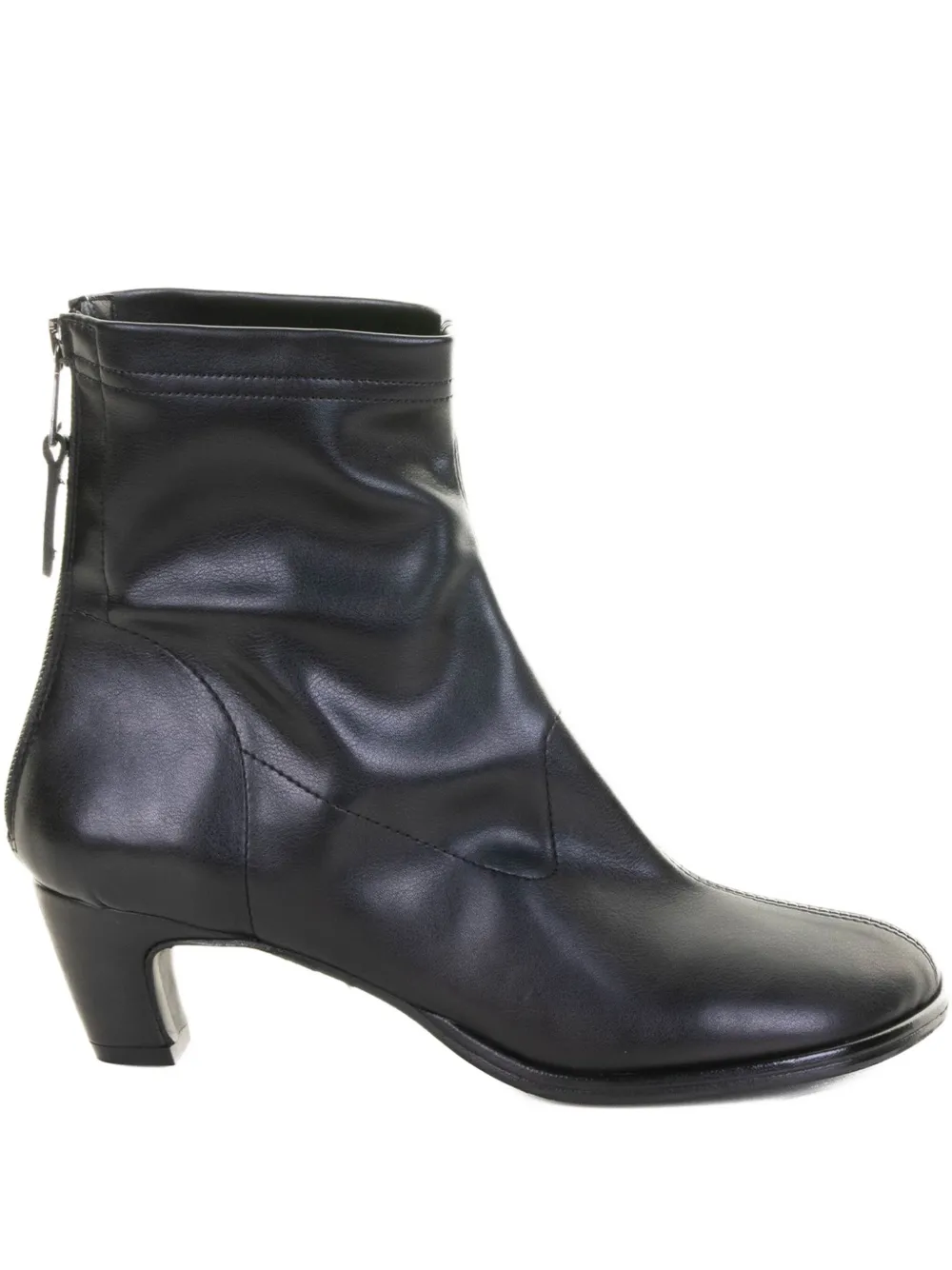 Elena Iachi 50m leather ankle boots - ブラック Elena Iachi 50m leather ankle boots - ブラック