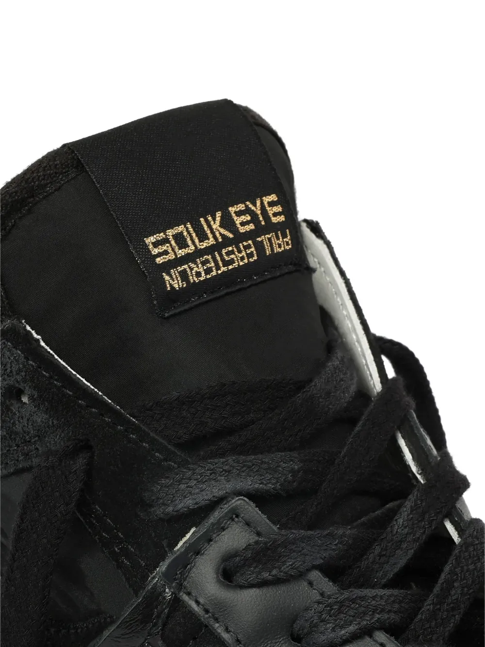 Paul Easterlin Lightning-strike Panel Sneakers In Black
