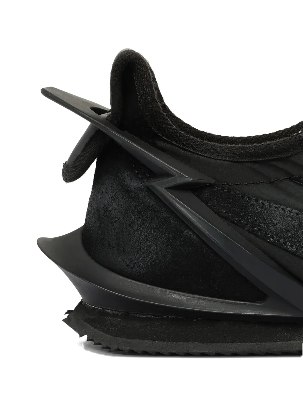 Paul Easterlin Lightning-strike Panel Sneakers In Black