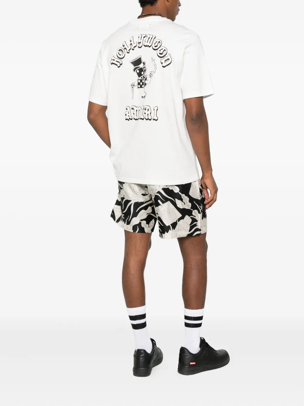 AMIRI T-shirt met grafische print - Wit