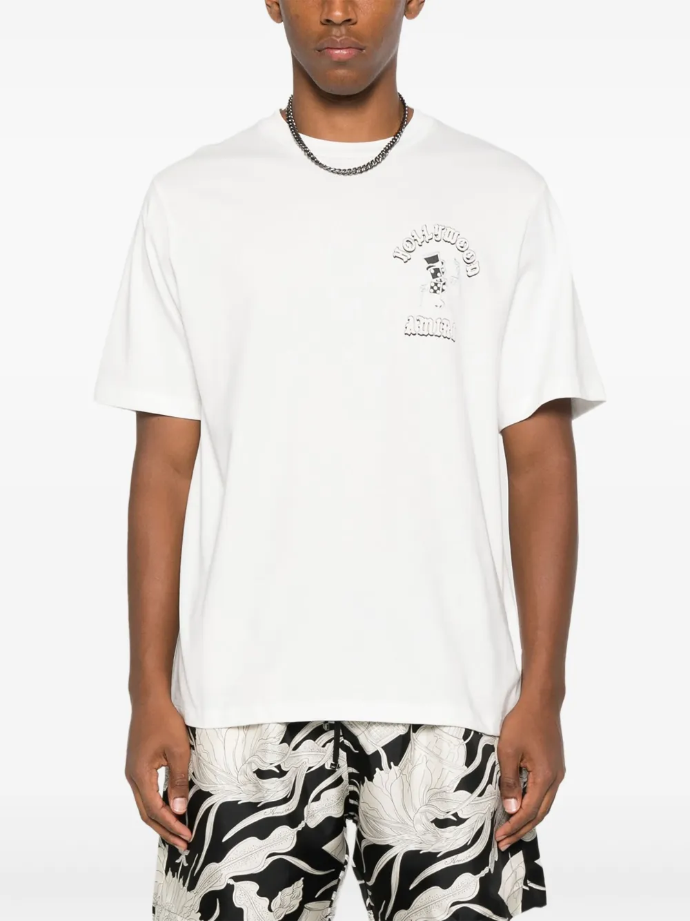 AMIRI T-shirt met grafische print Wit
