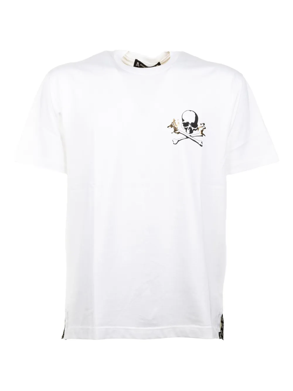Mastermind World skull-print T-shirt - ホワイト Mastermind World skull-print T-shirt - ホワイト