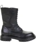 Elena Iachi lace-up combat boots - Black
