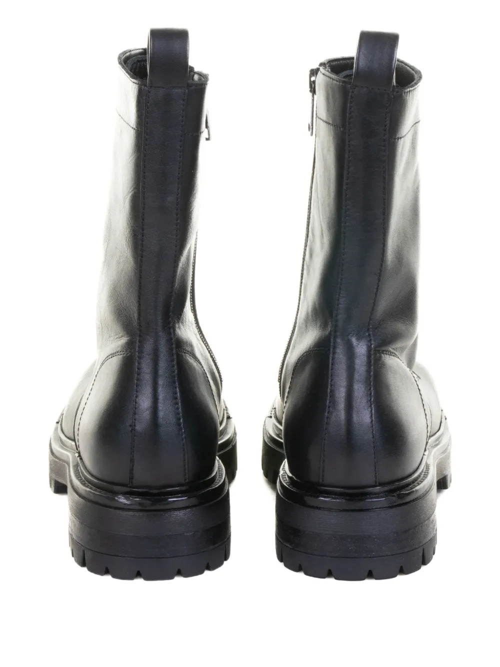 Elena Iachi lace-up combat boots Black