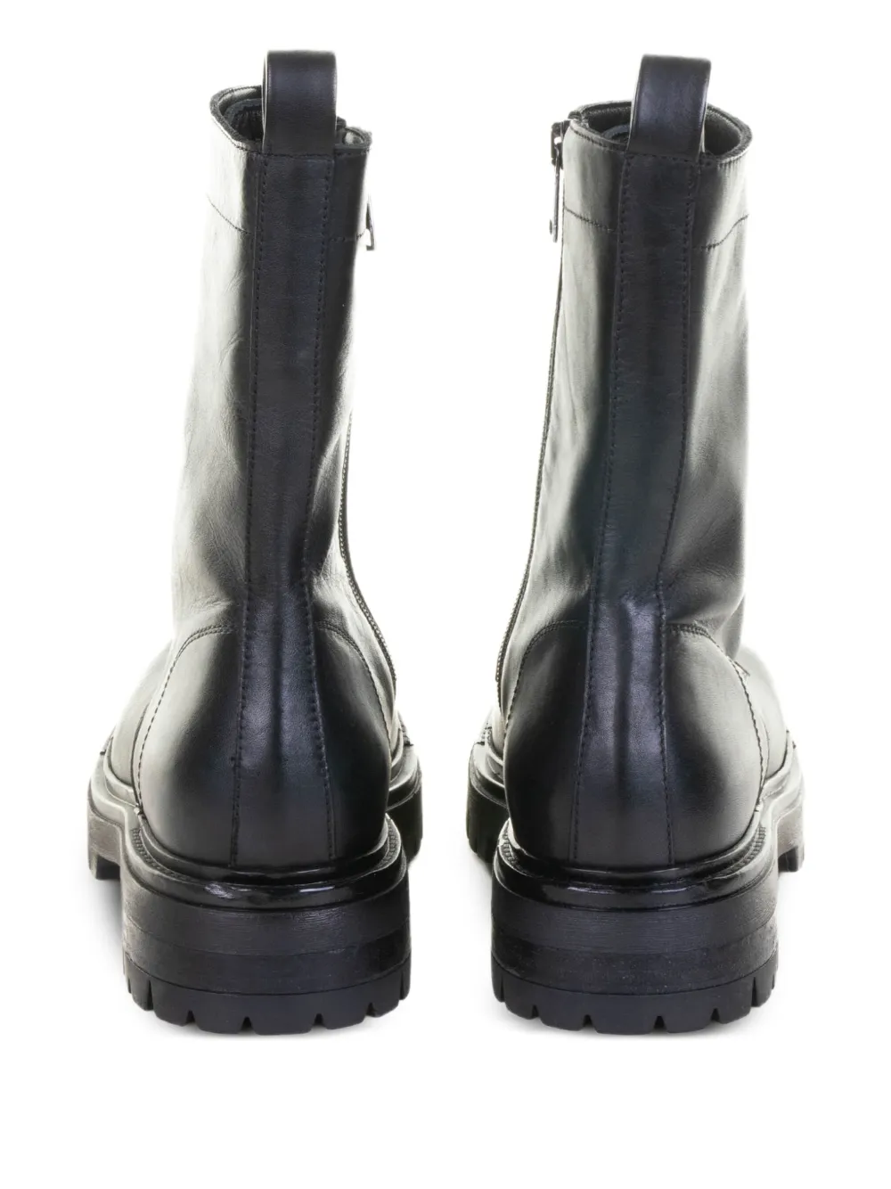 Elena Iachi lace-up combat boots Black