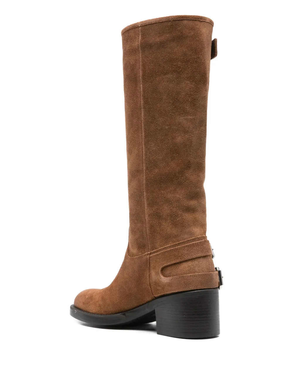 Chloé 60 mm laarzen met gesp Bruin