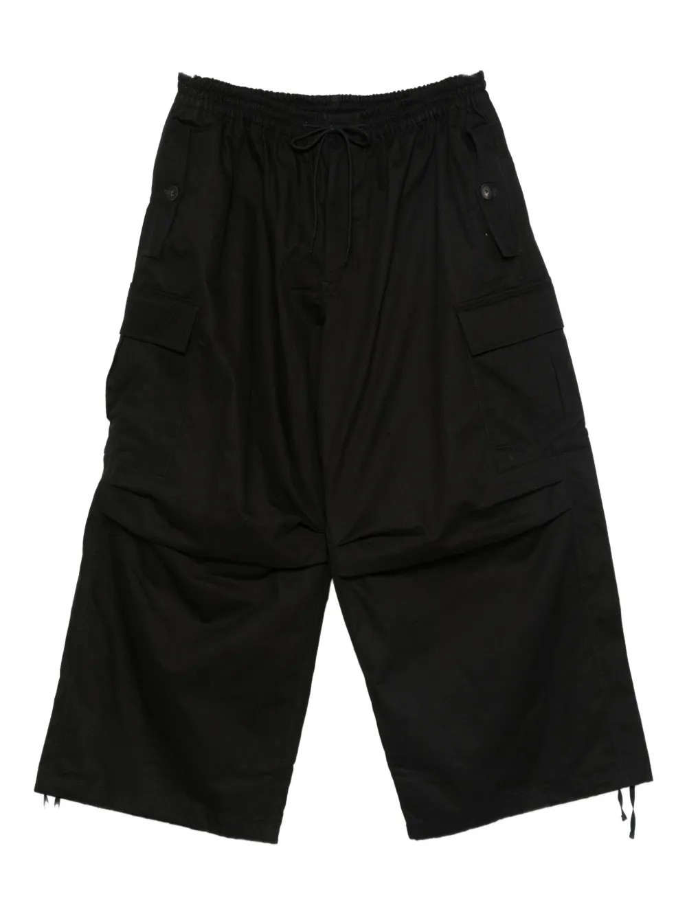 Y-3 drawstring cargo trousers - ブラック Y-3 drawstring cargo trousers - ブラック