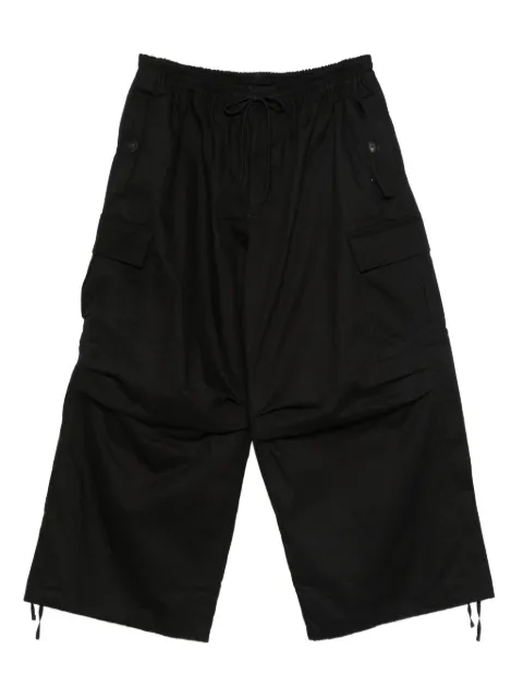 Y-3 pantalones cargo con cordones en la pretina
