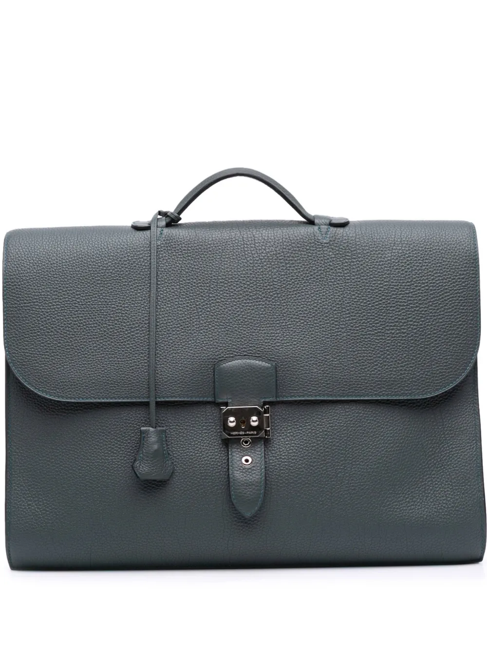 Hermès Pre-Owned 2013 Togo Sac a Depeches 41 business bag - ブルー Hermès Pre-Owned 2013 Togo Sac a Depeches 41 business bag - ブルー