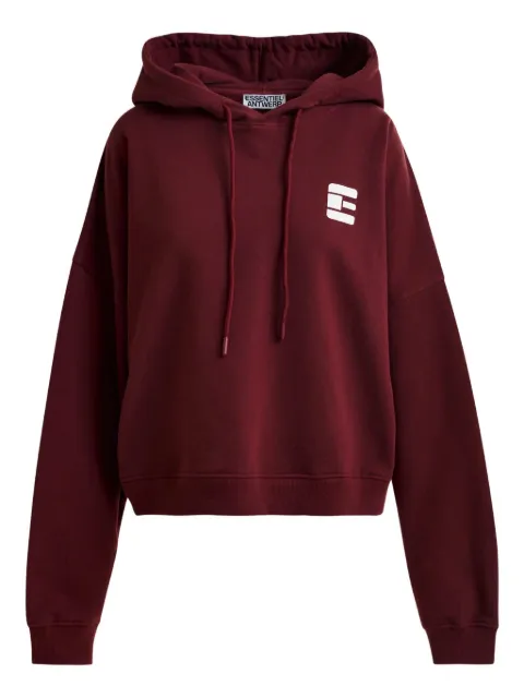 Essentiel Antwerp logo-print drawstring hoodie