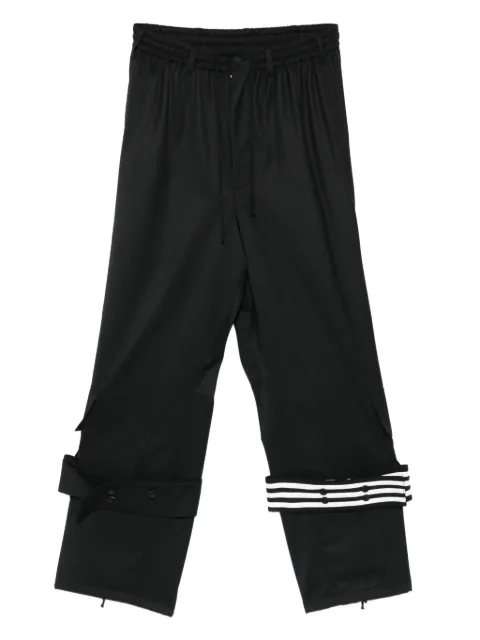 Y-3 pants tapered con pretina elástica