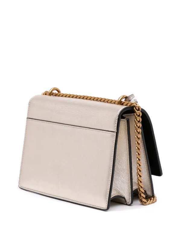 Saint Laurent Pre-Owned 2019 Small Metallic Calfskin Monogram Sunset  Crossbody Bag Gold FARFETCH PH