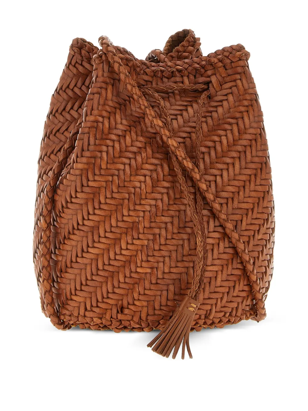 DRAGON DIFFUSION Pompom Double Jump leather bucket bag | Image 2
