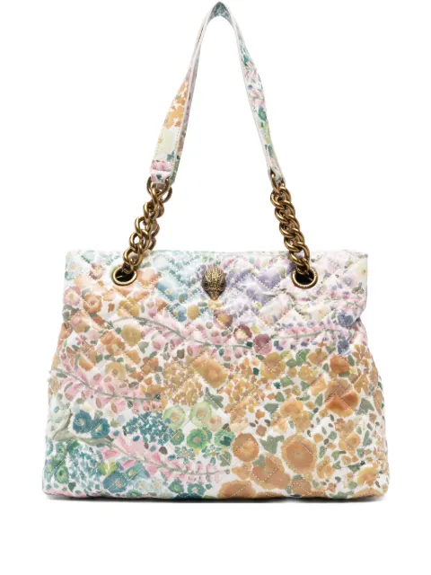 Kurt Geiger London quilted floral shoulder bag