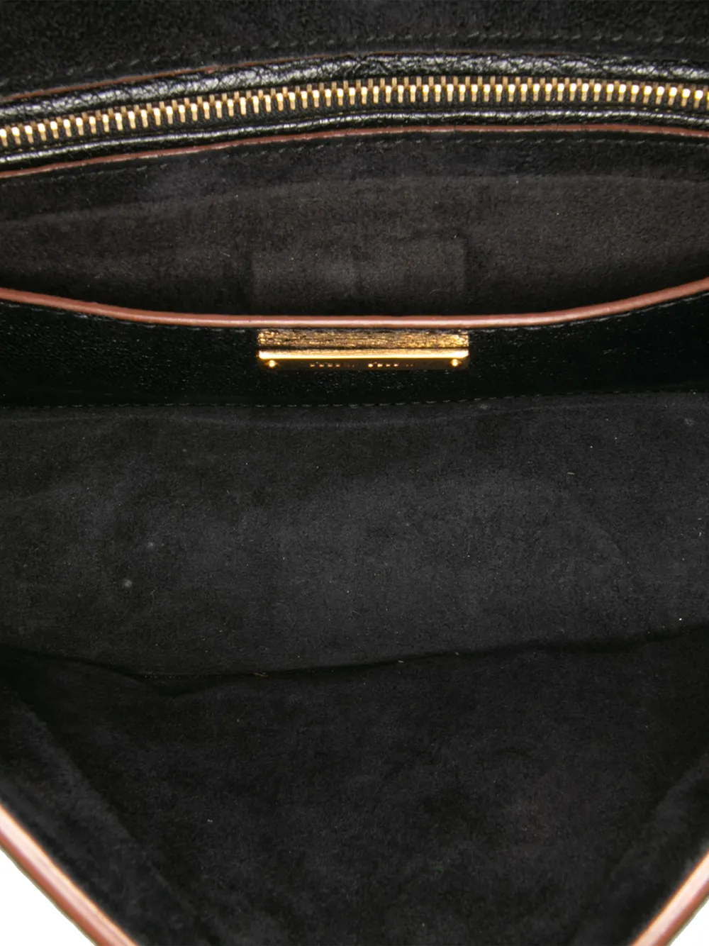 Pre-owned Miu Miu 2010-2025 Goatskin Madras Soft Calf Crystal Embellished Crossbody Bag In Black