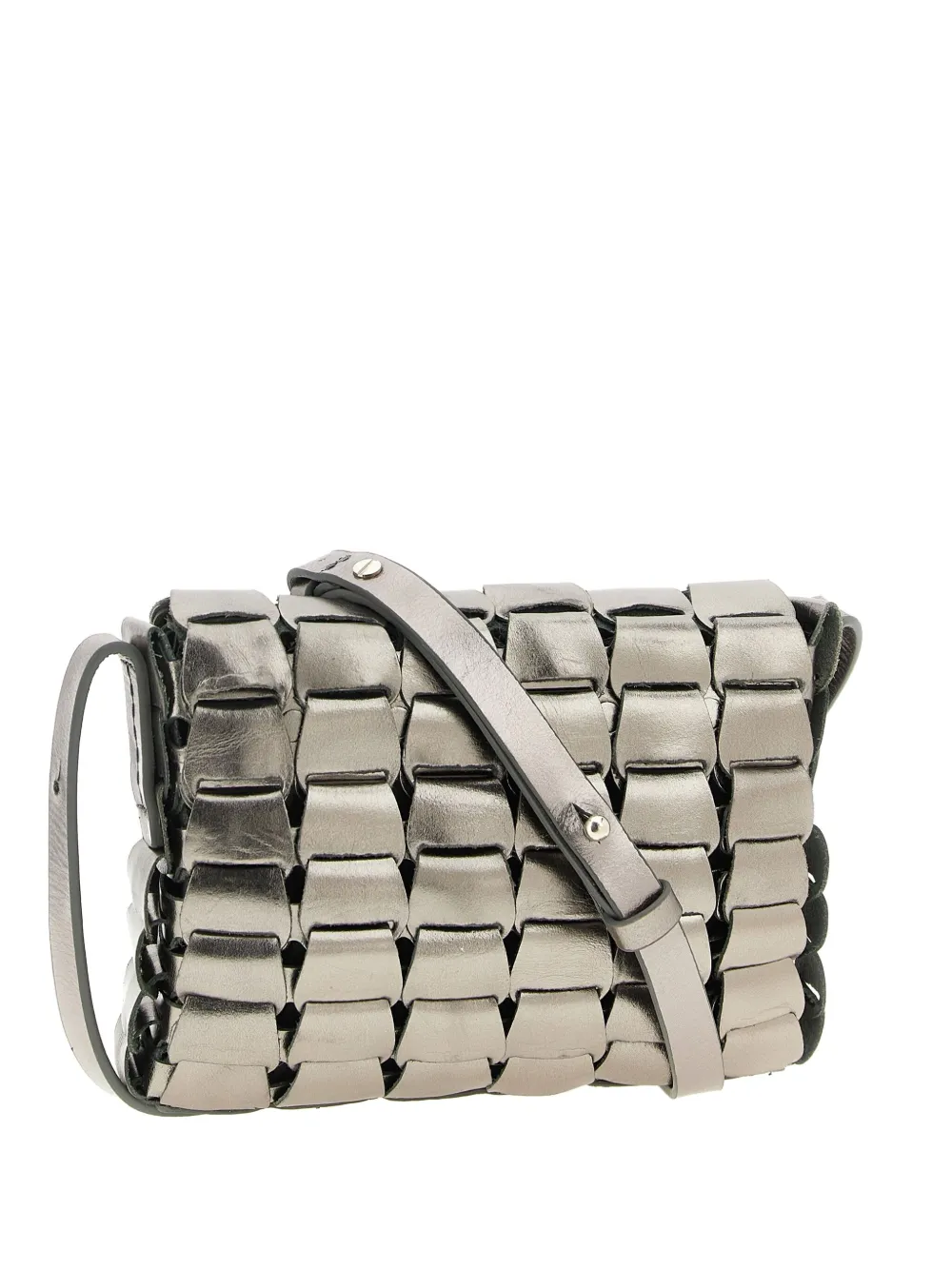 DRAGON DIFFUSION Link leather cross body bag - シルバートーン DRAGON DIFFUSION Link leather cross body bag - シルバートーン