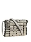 DRAGON DIFFUSION Link leather cross body bag - Silver