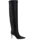 Gianvito Rossi 85mm Hansen Cuissard pointed-toe boots - Black