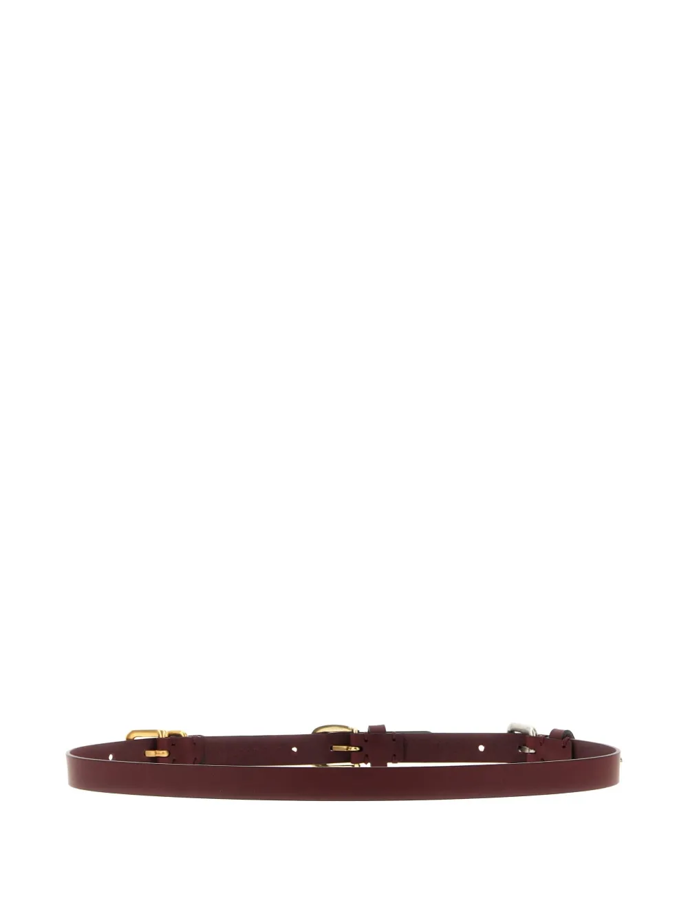 ETRO leather buckle belt - Rood
